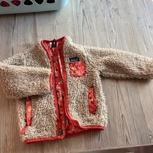 Infant Girls Patagonia Sherpa Jacket 12-18 months